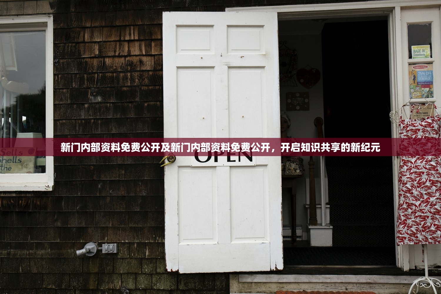 新门内部资料免费公开及新门内部资料免费公开，开启知识共享的新纪元